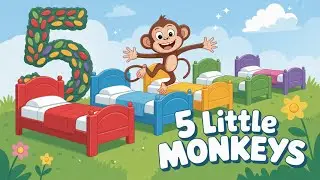 Five Little Monkeys Jumping on the Bed Nursery Rhymes