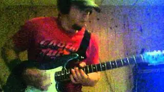 Max Vallieres, Fender Strat, emg active pickups - composition