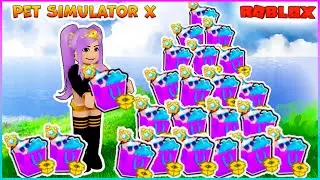 ОТКРЫВАЮ 🎁 Update Hype Gifts 🎁 Pet Simulator X Roblox #shorts