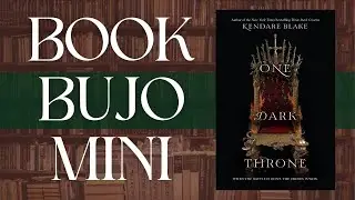 Reading Journal: One Dark Throne | BuJo Mini Collage