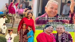 HAMRO YO PALI KO CHRISTMAS YESTEY VAYO HAII// MERRY CHRISTMAS SABAI JANA LAI 🌲🎄🧑‍🎄