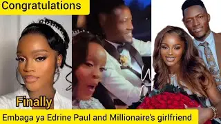 Private wedding for Edrine Paul and Desire Millionaire's girlfriend congratulations 