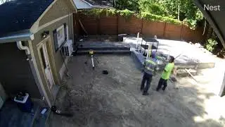 Timelapse - Nov 18 - Stairs replaced and prep for 2nd attempt at first pour