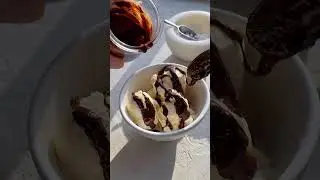 CHOCOLATE MAGIC SHELL ICE CREAM. Hormone-friendly eats. #shorts