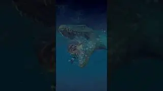 Mosasaurs Hunting ichthyosaurus #shorts