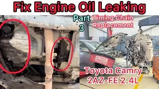 How To Fix Engine Oil Leaking || Timing Chain Cover Replacement