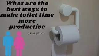 What are the best ways to make toilet time more productive