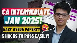 Kuch nahi padha? Last 15 DAYS CA Inter Jan 2025 MASTER strategy! CA inter jan 25 strategy| ICAI