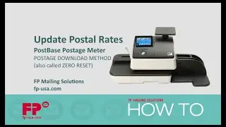 Update Rates on PostBase Mini Postage Meter via Postage Download