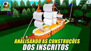 ANALISANDO AS CONSTRUÇÕES DOS INSCRITOS! pt.43 [CONSTRUA UM BARCO POR TESOURO] - ROBLOX
