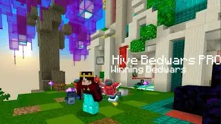 Hive Bedwars Mobile Pro WINNING Bedwars | 60 fps pro mobile gameplay