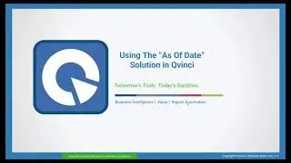 Qvinci Software As of Date Knowledge Base Video