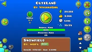 Geometry Dash, CuteLanD, 100% 2024