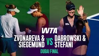 Zvonareva/Siegemund vs. Dabrowski/Stefani | 2026 Dubai Final | WTA Match Highlights