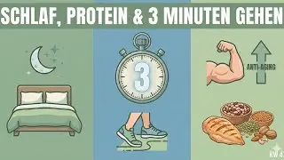 SCHLAF, PROTEIN & 3 MINUTEN GEHEN: Die 3 sofortigen Anti-Aging-Tricks (KW 47)