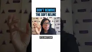 @drandreasmith answers the question &ldquo;Does the soft reline stay in the denture? This is what to do w