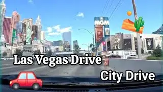 Поездка по улицам Лас-Вегаса | Настоящие виды города за пределами Стрипа 🚗🌇 #vegasdrive
