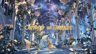 🌠Corridor of Starlight &mdash; Harp Echoes Beneath the Night | Calm Fantasy Sleep Music
