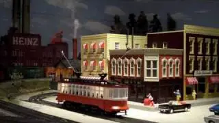 MTH Pittsburgh Brill Semi-Convertible Trolley w/ ps2