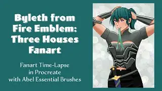 Byleth from Fire Emblem: Three Houses Fanart