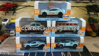 CCA Diecast Gulf cars set | ortiz_diecasttv