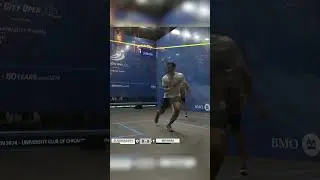 Это РАЛЛИ!!! 😮&zwj;💨😱 Так непринужденно от Юсефа Ибрагима 🙌 #сквош