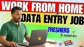 Work From Home Jobs Telugu 2026 🏠 | ఇంటి నుంచే పని | Data Entry Role | Freshers కి అవకాశం