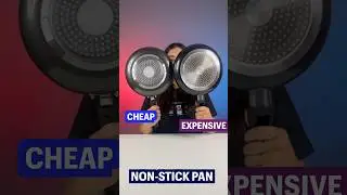 Cheap Vs Expensive Non Stick Pan comparison #comparison  #shorts  #viral