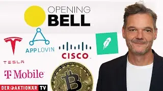 Opening Bell: Bitcoin, Robinhood, Cisco, T-Mobile US, Crocs, Intel, Tesla, AppLovin, Coca-Cola & Co.