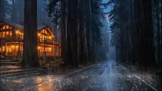 No Ads Rain Sounds For Sleeping - 99% Instantly Fall Asleep With Rain And Thunder Sound At Night