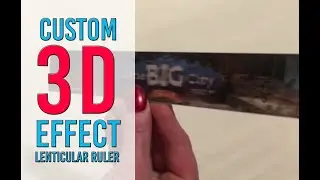 Lenticular Ruler | Custom 3D Flip Effect | TwenT3