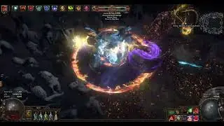 Path of Exile 3.19 pre 3.20 Elder and Shaper boss fight #Juggernaut Power