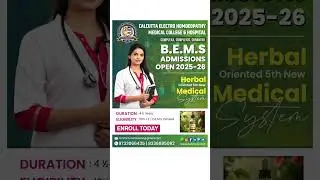 Discover the 5th New Herbal-Oriented Medical System | Electro Homoeopathy! ADMISSIONS OPEN 2025-26