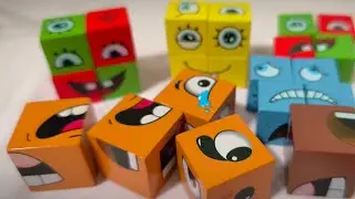 satisfying puzzle cubes #emoji #puzzleblocks #fungame #stressreliever