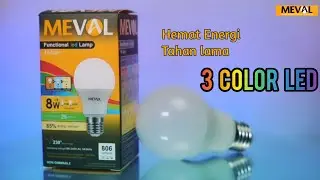 Meval functional led tri color#MEVAL#LampuLED#ahlinyaLED#Mevallighting