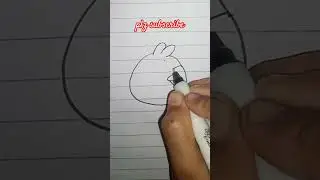 how to draw angry bird #art #shorts #drawing