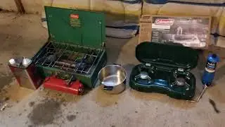 Coleman camp stove comparison 1967 413G vs. 2014 Perfectflow
