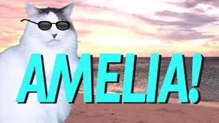 HAPPY BIRTHDAY AMELIA! - EPIC CAT Happy Birthday Song