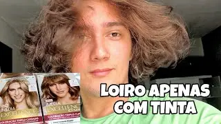 FICANDO LOIRO EM CASA APENAS COM TINTA | MISTUREI 7.0 COM 8.1