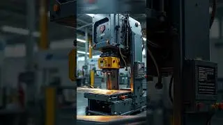 Power of Precision ⚙️🔥 | High-Tech Industrial Press in Action!