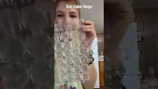 Ice Cube Bags #icecube #icecubemaker #alcoholicicecubes#spacesavingideas #spacesavingproducts