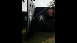 Ryan Kent on the Z-wall at Spartan Race Monterey 2016