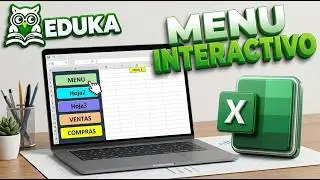 🟢 Men&uacute; PERSONALIZADO e interactivo EN EXCEL Para desplazarse entre las hojas | CURSO DE EXCEL
