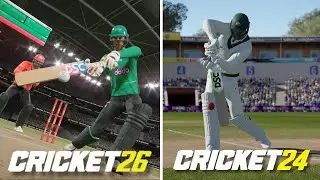 Сравнение трейлеров Cricket 26 и Cricket 24