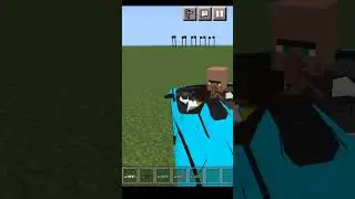 minecraft lamborghini car mod villager driving #shorts #trending #viral #viralshorts #ytshorts