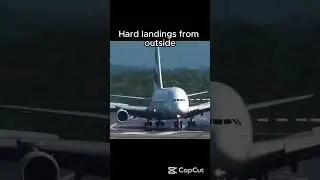 Hard landings from inside💀 #boeing #aviation
