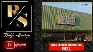 Sacks Grocery Liquidators Discount Food Store (Part -1) Shop with Me and Save Money - @RubysSavings
