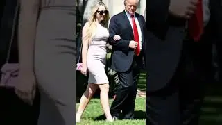 Tiffany Trump with her Father beautiful Movements 😍 🤩 #trump #daughter #shorts