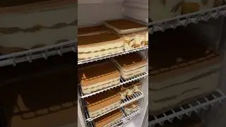 Making Tiramisu in bulk || asmr video for my small business #smallyoutuber #smallbusiness #tiramisu