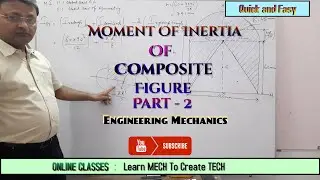 Moment of Inertia of Composite Figure PART-2 | Engineering Mechanics